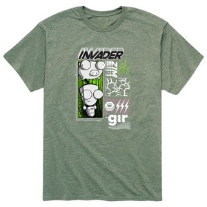 Men's - Invader ZIM - ZIM and GIR Short Sleeve Graphic T-Shirt - 1 of 4