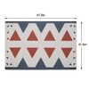 VECELO Front Door Mat Welcome Mat, Absorbent Muddy Kitchen Rugs, Non-Slip Rubber Backing Doormat - 3 of 4