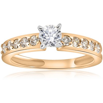 Pompeii3 5/8ct Diamond Engagement Ring 14K Yellow Gold