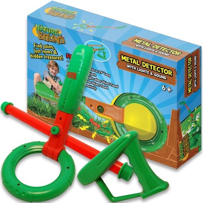 Nature Bound Metal Detector | Green-Orange Toy Treasure Finder for Kids 6+