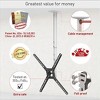 Barkan TV Ceiling Mount, Full Motion - Height Adjustment, Swivel & Tilt - 3 of 4