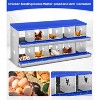 Coucheta Chicken Nesting Boxes - Available in Multiple Styles (Bracket Leg/Two-Tier/Wall Mount) & Compartments (6/8/10) for Easy Egg Collection. - 2 of 4