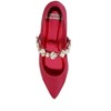Flavia Diamante Brooch Glitter Women Ballerinas - 4 of 4