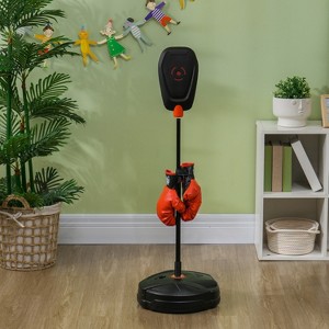 BABYYER Punching Bag for Kids with Stand, for 5-10 Year Old, Adjustable Kids Boxing Bag, Kids Boxing Set with Gloves, for Boys & Girls - 1 of 4