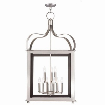 Livex Lighting Garfield 9 - Light Pendant in  Brushed Nickel