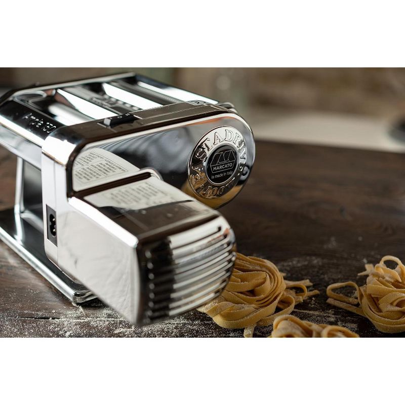 Marcato Ampiamotor 110V Pasta Machine, Made in Italy, Chrome Steel, 2 of 4