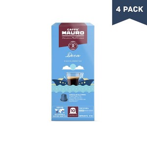 Caffe Mauro Decaffeinated Nespresso Coffee Capsules 10ct - Pack of 4 - 1 of 4