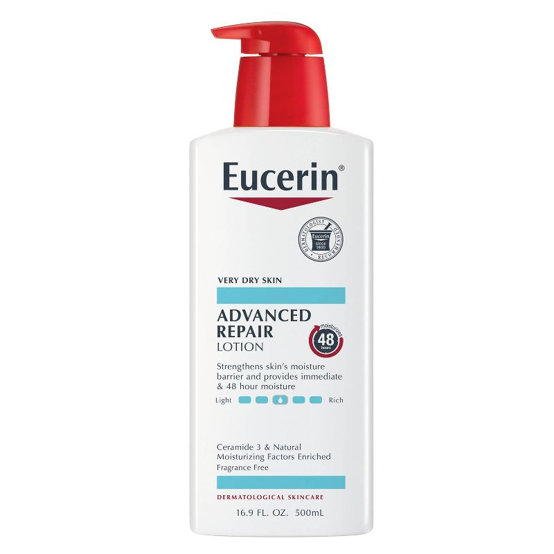 Eucerin Advanced Repair Unscented Body Lotion for Dry Skin - 16.9 fl oz, 1 of 21