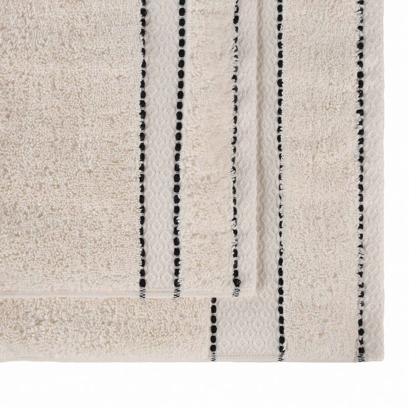Cotton Heavyweight Ultra-Plush Luxury Bath Towel Set of 3 by Blue Nile Mills, 3 of 9