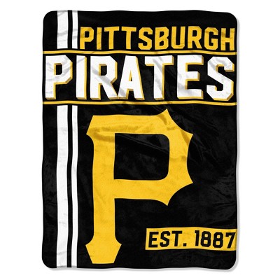 MLB Pittsburgh Pirates Micro Fleece Throw Blanket