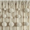 Boho Pom Pom Tassel Linen Window Curtain Panel - Lush Décor - image 3 of 4