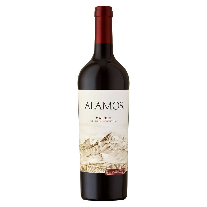 Alamos Malbec Argentina Red Wine - 750ml Bottle, 1 of 7