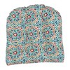 Blazing Needles, 19-inch U-Shaped Spun Polyester Outdoor Tufted Dining Chair Cushion - 2 of 2
