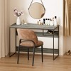 HOMLUX 45" Computer Desk Metal Frame Study Table Home Office Workstation w/Storage Compartment - 3 of 4