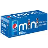 Pepsi - 10pk/7.5 fl oz Mini Cans
