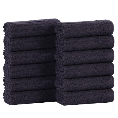 Modern Ribbed Cotton  Assorted Towel Set by Blue Nile Mills