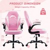 AZL1 Life Concept Video Computer Game Chair with Ergonomic Lumbar Support PU Leather Swivel Racing Chair with Arm - 3 of 4