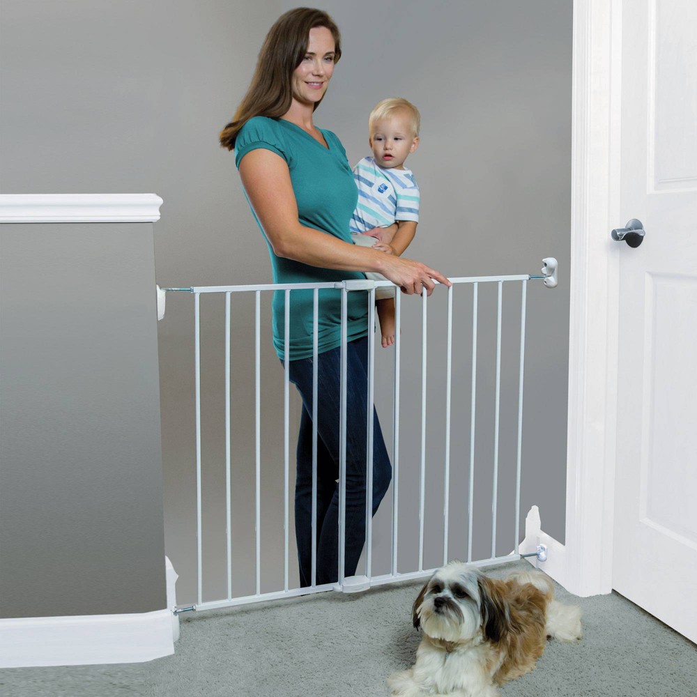 Photos - Baby Safety Products Toddleroo by North States Essential Stairway Gate - White