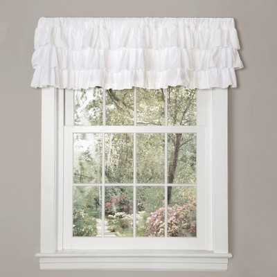 18"x84" Belle Valance White - Lush Décor