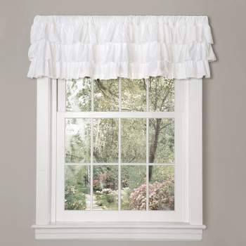 1pc 84"x18" Belle Window Valance - Lush Décor 