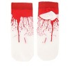 HalloweenCostumes.com One Size Women  Adult 5-Pack Valentine's Day Goth Socks, Black/White/Red - 3 of 4