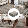 Soft Vintage Large Bedroom Area Rug, Boho Farmhouse Non-Slip Washable Indoor Rugs for Living Room Dining Room - 4 of 4