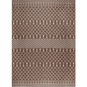 Nourison Positano Moroccan Trellis Flatweave Outdoor Rug - 1 of 4