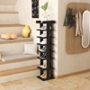 Tree City - Slim 7-Tier 45'' Vertical Wooden Shoe Rack for Entryway, Closet & Small Spaces ¨C Holds 7¨C10 Pairs - 2 of 4