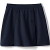 Lands' End Lands' End School Uniform Kids Ponte Button Front Skort - 2 of 3