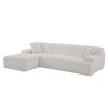 109" Simplified Style Large L-Shape Modular Sectional Sofa, 2 Piece Free Combination Sofa - ModernLuxe - 4 of 4