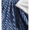 Kate Aurora Ultra Soft & Plush Cozy Corduroy Faux Shearling Accent Throw Blanket - 50"x60" - 3 of 3