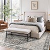 Abynow Geometric Modern Loomed Machine Washable Area Rug - 2 of 4