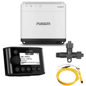 Fusion MS-WB675 Apollo Marine Entertainment Hideaway System with Fusion MS-NRX300 IPX7 NMEA 2000 Wired Remote (Black) - 1 of 4