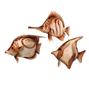 Gallerie II Tortoiseshell Fish Christmas Xmas Ornament Set of 3 - 1 of 3