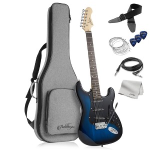 Ashthorpe 39-Inch Electric Guitar with S-S-S Pickups and Tremolo Bar, Full-Size Guitar Kit with Gig Bag and Accessories - 1 of 4