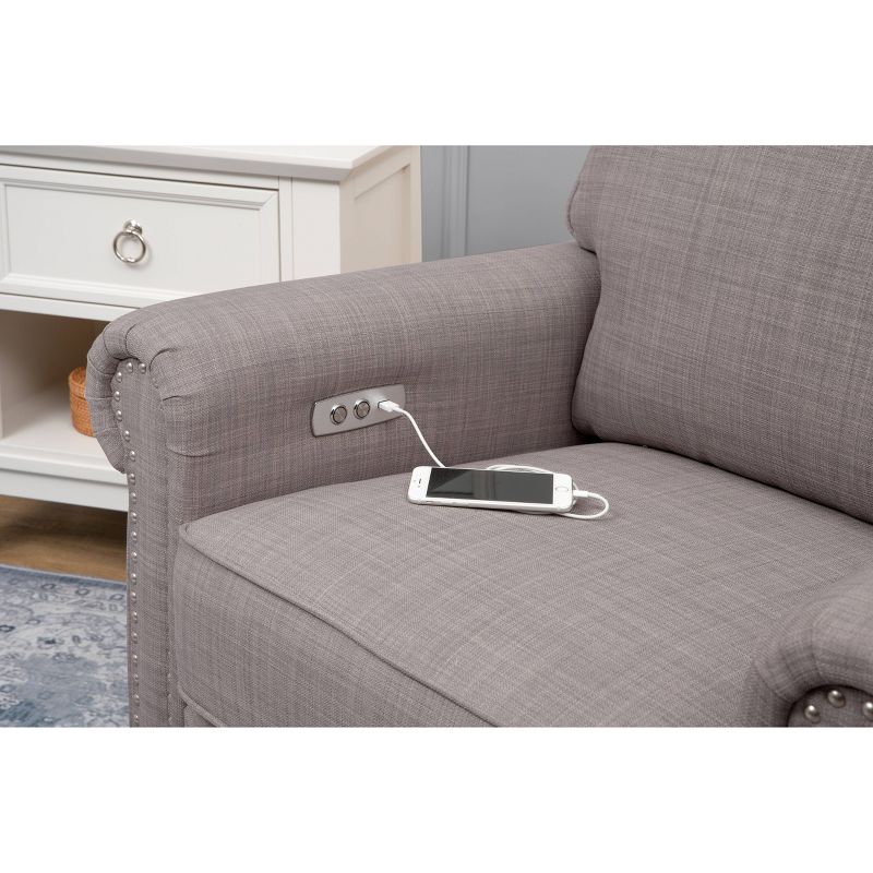 Namesake Linden Power Recliner and Swivel Glider with USB Port, 4 of 20