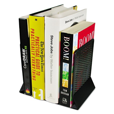 Artistic Urban Collection Punched Metal Bookends 6 1/2 x 6 1/2 x 5 1/2 Black ART20008 - image 1 of 4