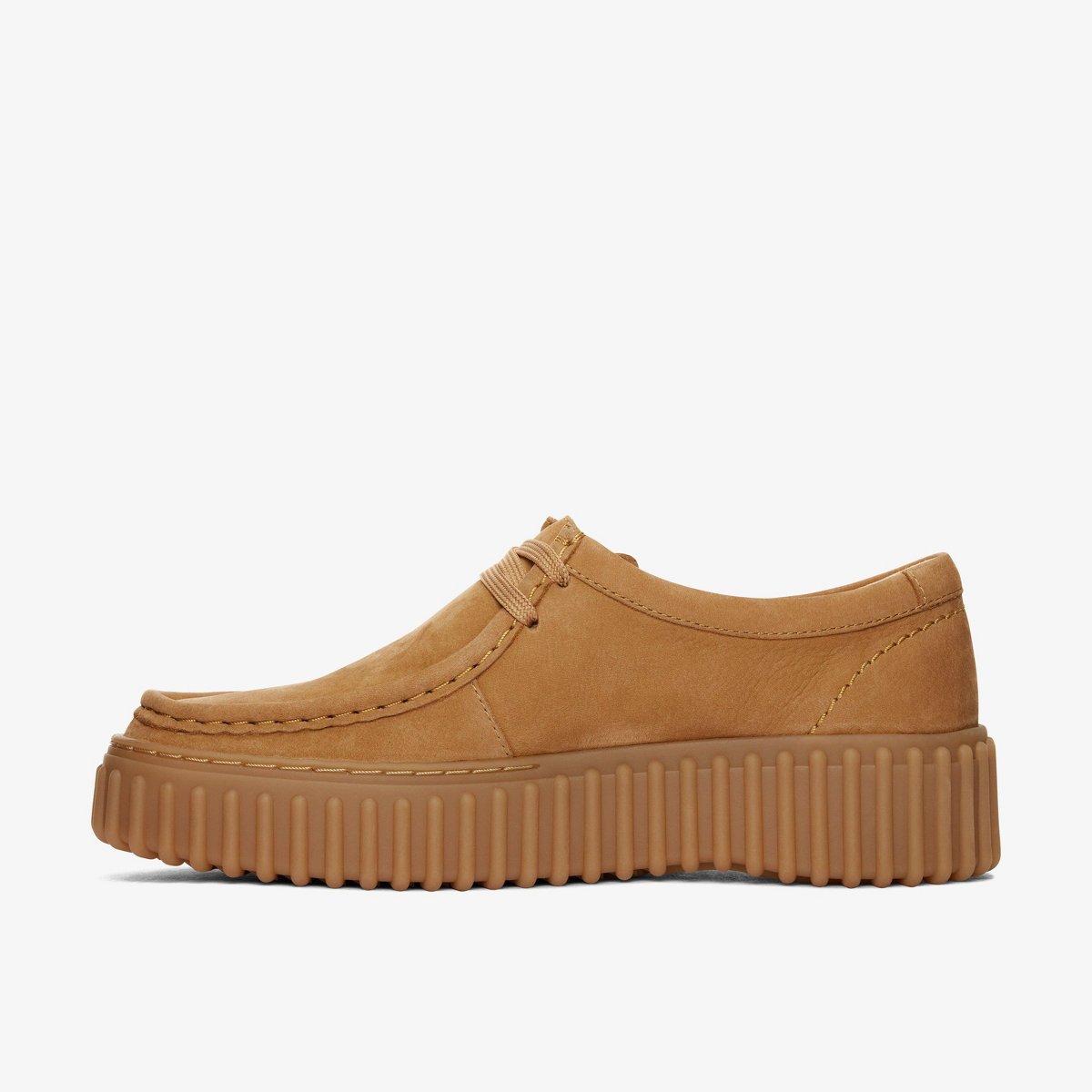 Обувь Clarks Womens Torhill Bee Light Tan Nubuck Shoes 8 Medium — фото 2