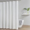 72x72'' White Matelasse Shower Curtain - 2 of 4