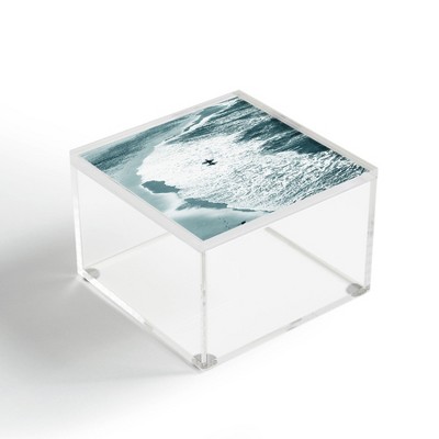 Gale Switzer Lone Surfer Slate Acrylic Box - Deny Designs