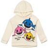 Pinkfong Baby Shark Toddler Girls Fleece Hoodie & Leggings White/Blue 3T - 2 of 4