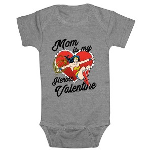 Infant's Wonder Woman Mom is My Hero Bodysuit - 1 of 3