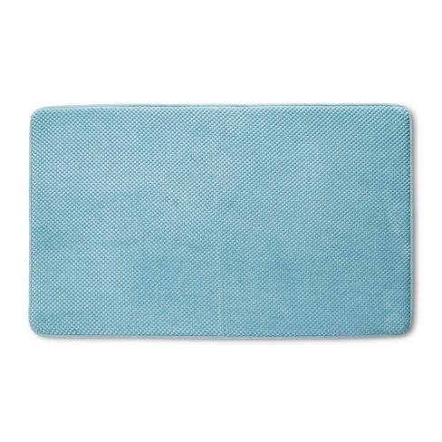 20 X34 Bubble Memory Foam Bath Rug Blue Threshold Target