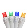 Northlight LED Wide Angle Christmas Lights - Multi-color - 16.25' White Wire - 50ct - 2 of 3