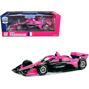 Dallara IndyCar #60 "AutoNation - SiriusXM" Meyer Shank Racing "NTT IndyCar Series" (2023) 1/18 Diecast Model Car by Greenlight - 1 of 3
