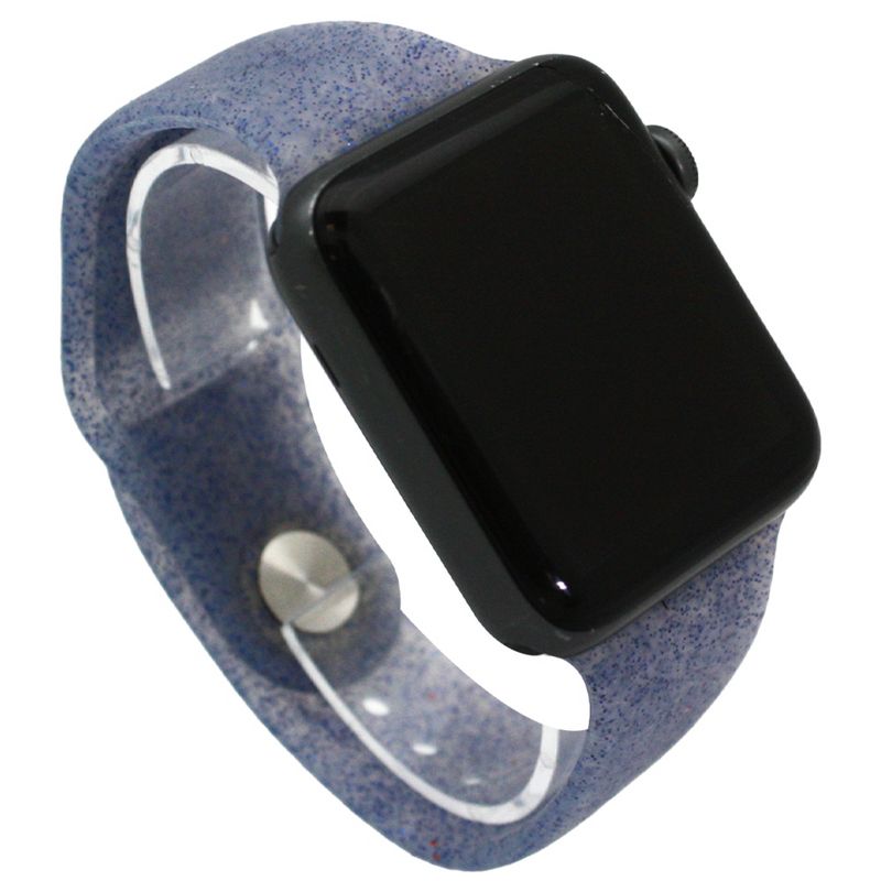 Olivia Pratt Glitter Silicone Apple Watch Band, 4 of 7