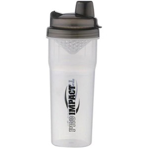 Amber Fight Gear Mini Shaker Glass with Black Cap, Premium Protein Shaker, Leak-Proof, Easy to Carry, Ideal for Gym Enthusiasts and Athletes, Black - 1 of 1
