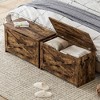 Storage Chest, Wooden Storage Bench with Safety Hinge, Easy Assembly, Large Toy Chest for Entryway, Living Room, Bedroom - 4 of 4