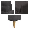 NicBex 1pc Accent Chair Tufted Back Lounge Chair Reading Chair Comfy Chair Arm Chair for Living Room, Gray - 2 of 4
