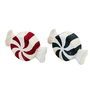 Tag 2.25 In Peppermint Twist Salt & Pepper Set Seasoning Christmas Salt And Pepper Shakers - 1 of 3
